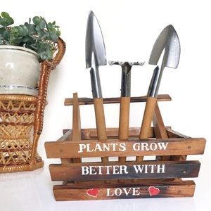 Vintage Indoor Gardening Miniature Tool Set